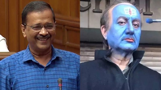 Anupam Kher spoke about Arvind Kejriwal's speech in the Delhi Assembly.&nbsp;