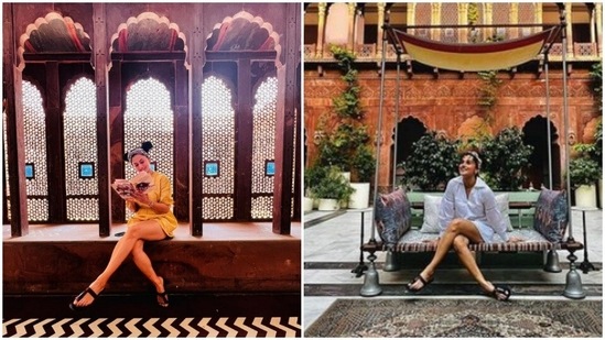 Taapsee Pannu is holidaying with her boyfriend Mathias Boe, sister Shagun Pannu, and others in Bikaner. Taapsee Pannu is holidaying with her boyfriend Mathias Boe, sister Shagun Pannu, and others in Bikaner.
