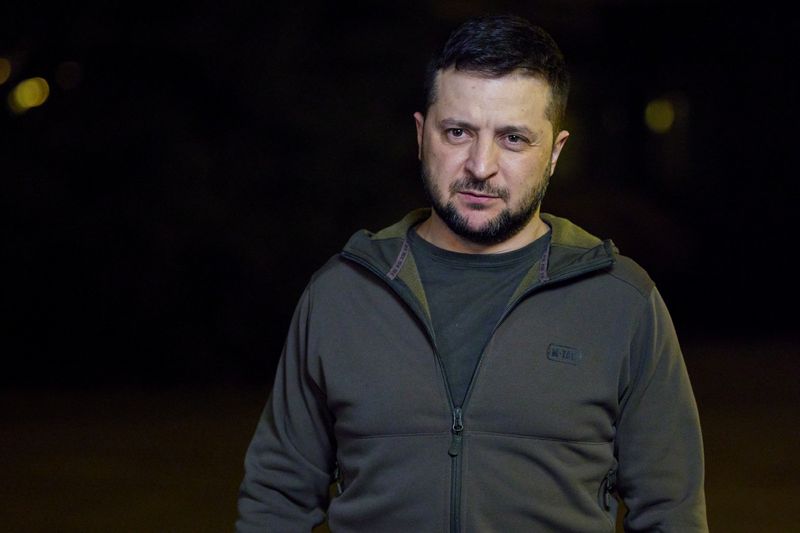 Ukrainian President Volodymyr Zelenskyy has accused the West of not having enough courage to face Russia. (Ukrainian Presidential Press Service/Handout via REUTERS) (File Photo)