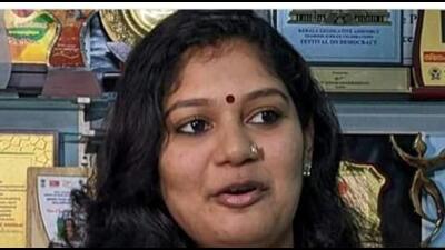 VP Mansiya, who hails from a Muslim family in Malappuram district, is married to a Hindu man and maintains that she has no religion (HT Photo) VP Mansiya, who hails from a Muslim family in Malappuram district, is married to a Hindu man and maintains that she has no religion (HT Photo)