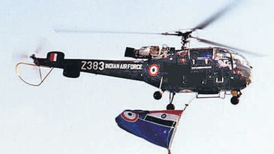 The workhorse of the Indian Air Force and its oldest helicopter, Chetak, is set to complete 60 years in service next month. The workhorse of the Indian Air Force and its oldest helicopter, Chetak, is set to complete 60 years in service next month.