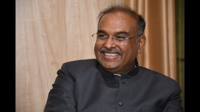 Vice Chancellor of Dr Bhimrao Ambedkar University of Agra prof Vinay Kumar Pathak said university song will be introduced on the convocation (HT File)