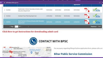 BPSC Head Teacher Recruitment 2022: Apply for 40506 vacancies from March 28