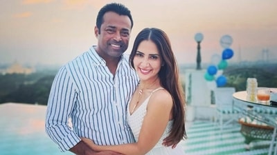 Kim Sharma and Leander Paes began dating last year.
