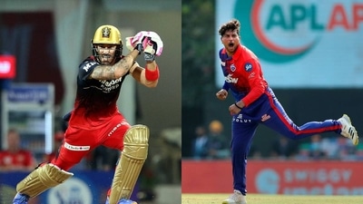 Faf du Plessis; Kuldeep Yadav (PTI) Faf du Plessis; Kuldeep Yadav (PTI)