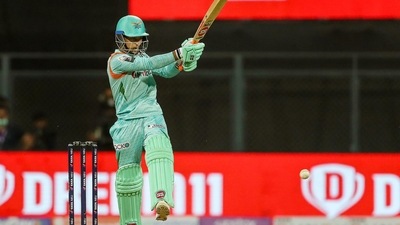 Ayush Badoni of Lucknow Super Giants&nbsp; (PTI)