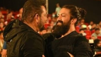 Yash and Sanjay Dutt star together in KGF: Chapter 2. Yash and Sanjay Dutt star together in KGF: Chapter 2.