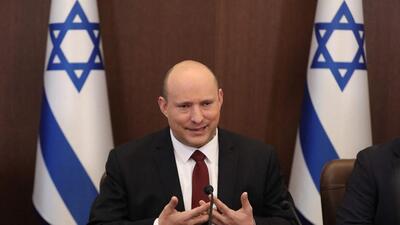 Israeli Prime Minister Naftali Bennett attends a cabinet meeting at the Prime minister's office in Jerusalem, on March 27, 2022. (Photo by Abir SULTAN / POOL / AFP) (AFP) Israeli Prime Minister Naftali Bennett attends a cabinet meeting at the Prime minister's office in Jerusalem, on March 27, 2022. (Photo by Abir SULTAN / POOL / AFP) (AFP)