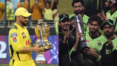 The IPL vs PSL debate goes on. (IPL/Getty) The IPL vs PSL debate goes on. (IPL/Getty)