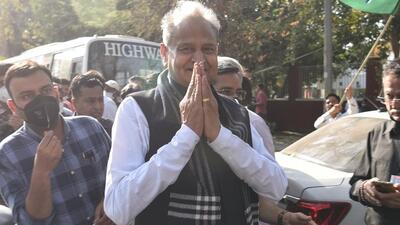 Rajasthan chief minister Ashok Gehlot’s tweet attack at the BJP was his counter to the BJP leaders who off and on, throw darts at Congress leader Priyanka Gandhi over the law and order situation in the state (HT File Photo/Sanchit Khanna) Rajasthan chief minister Ashok Gehlot’s tweet attack at the BJP was his counter to the BJP leaders who off and on, throw darts at Congress leader Priyanka Gandhi over the law and order situation in the state (HT File Photo/Sanchit Khanna)