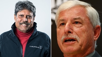 Kapil Dev and Richard Hadlee.&nbsp; (Getty Images)