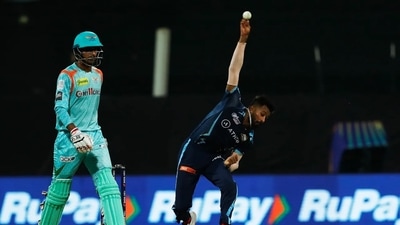 Hardik Pandya bowled with searing pace. (IPL/Twitter) Hardik Pandya bowled with searing pace. (IPL/Twitter)