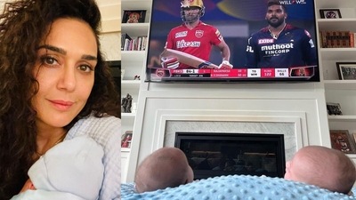 Preity Zinta has shared a new picture of her babies Jai and Gia.&nbsp;