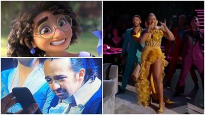 Oscars ceremony includes a performance of We Don't Talk about Bruno that did not quite land. Oscars ceremony includes a performance of We Don't Talk about Bruno that did not quite land.