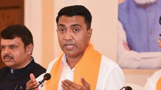 Goa chief minister Pramod Sawant will continue in the state’s top executive post, the BJP said last week.&nbsp;(HT_PRINT)