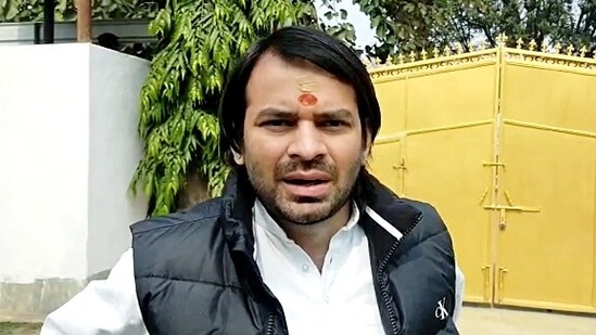 &nbsp;RJD leader Tej Pratap Yadav.(ANI)