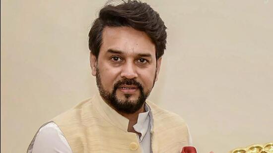 Union information and broadcasting minister Anurag Thakur. (PTI) Union information and broadcasting minister Anurag Thakur. (PTI)