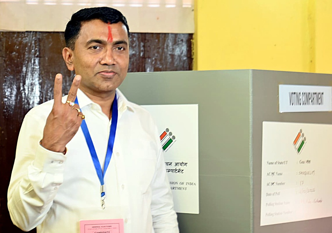 Sawant's oath ceremony comes after several rounds of talks within the state party after the assembly elections. (ANI file photo) Sawant's oath ceremony comes after several rounds of talks within the state party after the assembly elections. (ANI file photo)