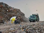 Under the technology park, a 1,000sqm area, which was earlier used for open dumping and waste collection, has been turned into mini-decentralised waste processing facility. (Representational image)(HT_PRINT) Under the technology park, a 1,000sqm area, which was earlier used for open dumping and waste collection, has been turned into mini-decentralised waste processing facility. (Representational image)(HT_PRINT)