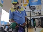 The fuel prices once again surge in India on Tuesday (HT Photo) The fuel prices once again surge in India on Tuesday (HT Photo)