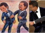 Amul shares a doodle about Will Smith slapping Chris Rock at the Oscars. Amul shares a doodle about Will Smith slapping Chris Rock at the Oscars.