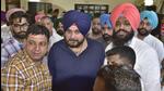 Congress leader Navjot Sidhu along with former Congress MLAs at MLA Rakesh Pandey's residence in Ludhiana. (Gurpreet Singh) Congress leader Navjot Sidhu along with former Congress MLAs at MLA Rakesh Pandey's residence in Ludhiana. (Gurpreet Singh)