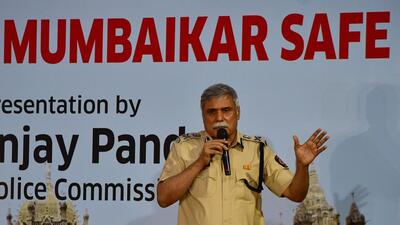 The CP also said that curbing drug menace in the city was his top priority and Mumbai will soon see a crackdown on narcotic rackets (Bhushan Koyande/HT PHOTO)