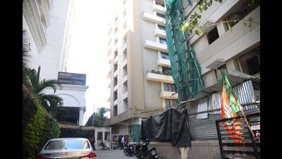 Union minister Narayan Rane's bungalow on Juhu Tara Road. HT File Photo