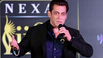 Salman Khan speaks at the press conference to announce the 22nd edition of International Indian Film Academy (iifa) weekend and awards 2022, in Mumbai on Monday. (ANI) (Nitin Lawate)