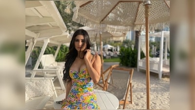 Mouni Roy is a 'happy chappy' woman every time she visits the beach and her latest pictures and caption are proof. (Instagram/@imouniroy) Mouni Roy is a 'happy chappy' woman every time she visits the beach and her latest pictures and caption are proof. (Instagram/@imouniroy)