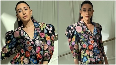 It is well established that Karisma Kapoor loves serving head-turning fashion moments. Another thing she loves? Prints. The star's sartorial profile is replete with printed ensembles worthy of compliments. Therefore, it didn't surprise us that even her recent photoshoot shows the star championing prints and serving looks. Scroll ahead to see Karisma's photos. They will make you want to take inspiration from her style book. (Instagram/@stylebyami) It is well established that Karisma Kapoor loves serving head-turning fashion moments. Another thing she loves? Prints. The star's sartorial profile is replete with printed ensembles worthy of compliments. Therefore, it didn't surprise us that even her recent photoshoot shows the star championing prints and serving looks. Scroll ahead to see Karisma's photos. They will make you want to take inspiration from her style book. (Instagram/@stylebyami)
