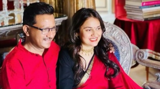 Tina Dabi took to social media on Monday to announce her engagement.(Instagram account of IAS Officer Tina Dabi)