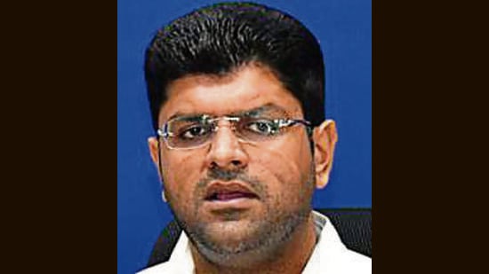 Haryana deputy CM Dushyant Chautala (HT File)