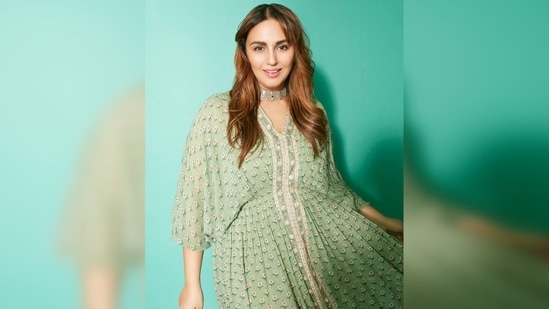This outfit worn by Huma Qureshi is available on the brand's website. The original price of the kaftan is <span class=