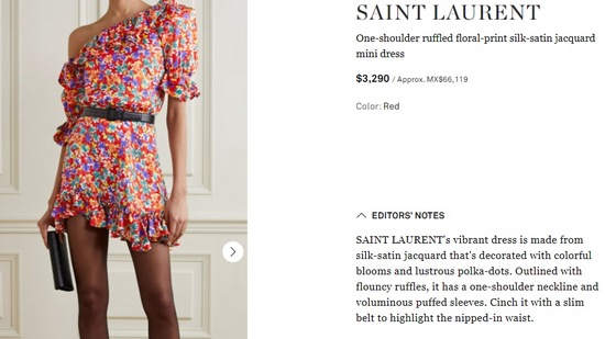 Cost of Katrina Kaif's mini dress.&nbsp;(net-a-porter.com)