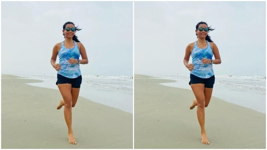 Ankita Konwar, after a 7K run, speaks of her journey of fitness(Instagram/@ankita_earthy)