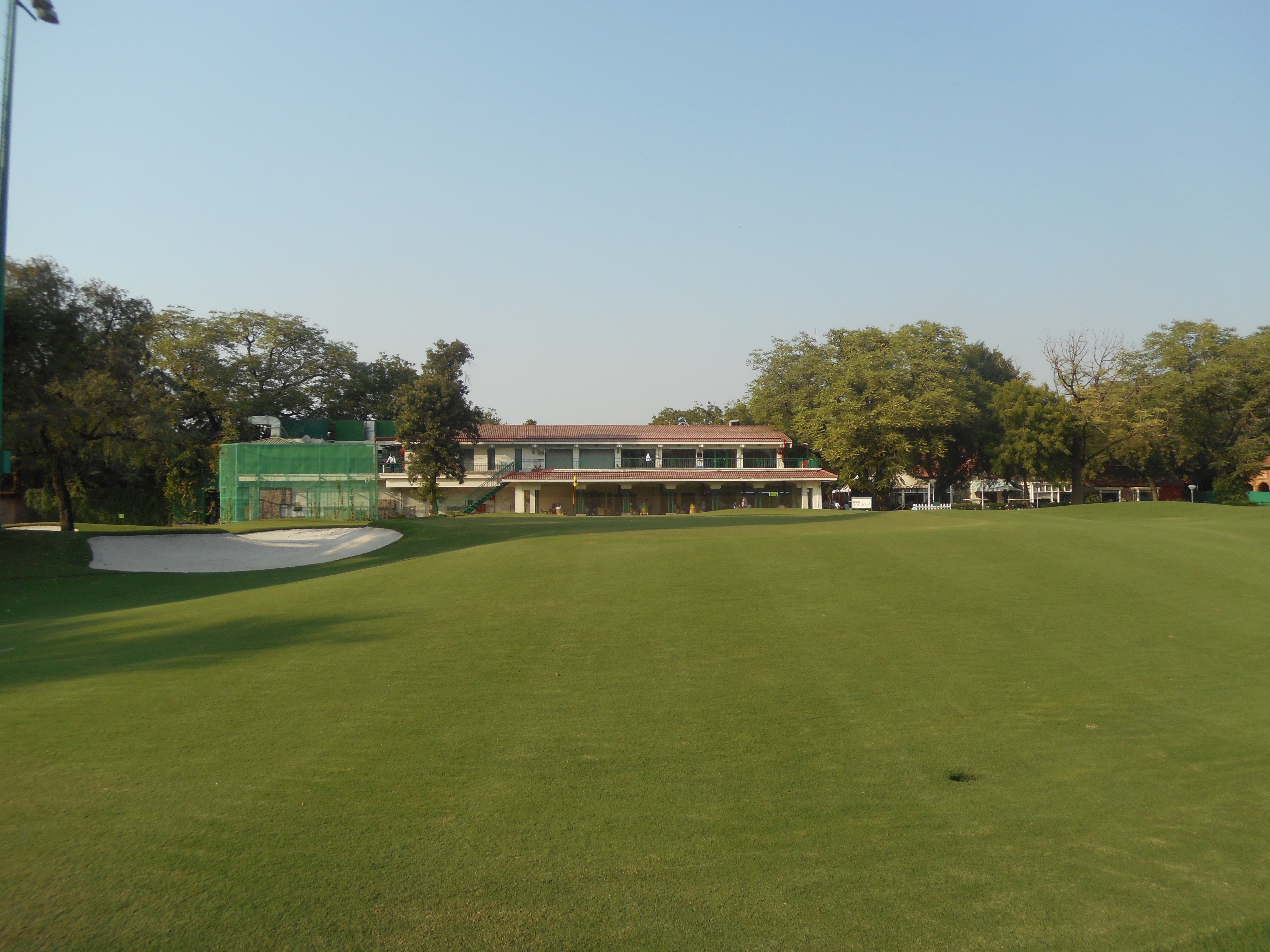 The 18th, witness to many an exciting finish, has reverted to its earlier design, with Player removing the fairway bunker. (Delhi Golf Club) The 18th, witness to many an exciting finish, has reverted to its earlier design, with Player removing the fairway bunker. (Delhi Golf Club)