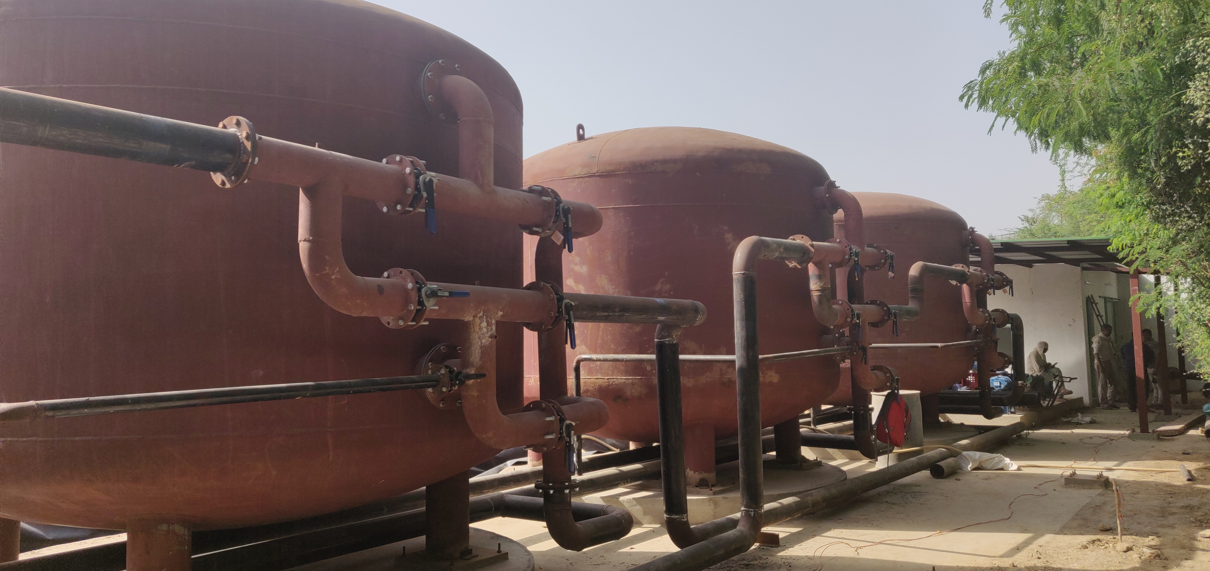 The in-house sewage treatment plant is being built at a cost of ₹4.5 crore. (Shantanu Srivastava/HT) The in-house sewage treatment plant is being built at a cost of ₹4.5 crore. (Shantanu Srivastava/HT)