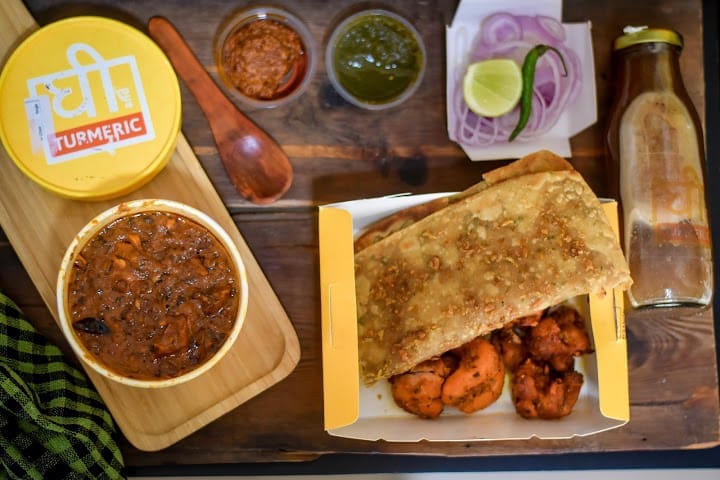 Ghee and turmeric is a new age brand of Good-for-You food, that serves finger-licking good north Indian delicacy cooked in 100% Desi Ghee. Ghee and turmeric is a new age brand of Good-for-You food, that serves finger-licking good north Indian delicacy cooked in 100% Desi Ghee.