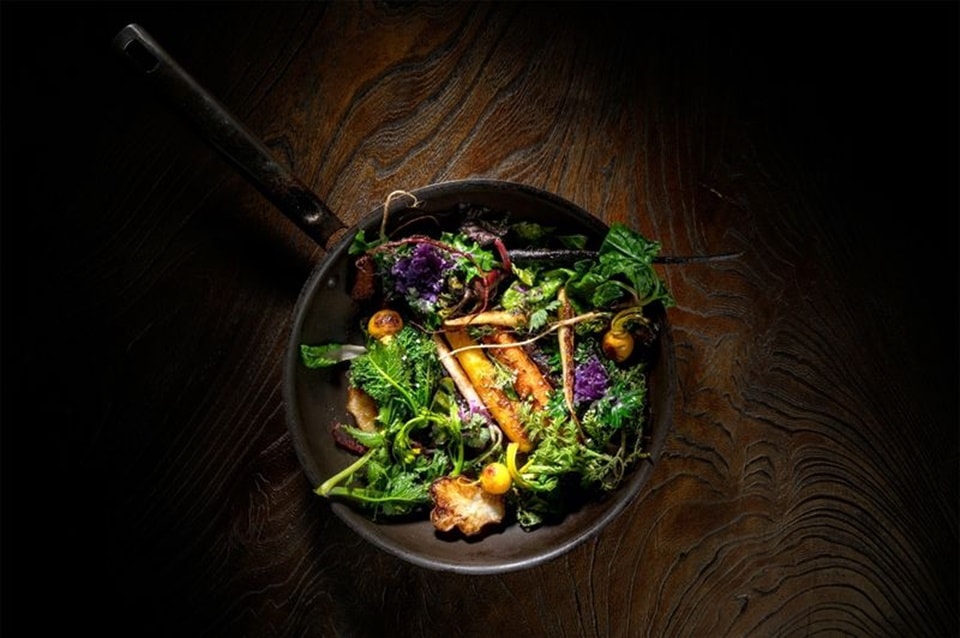 The garden salad from Den in Tokyo. The garden salad from Den in Tokyo. (Asia’s 50 Best Restaurants)