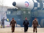 North Korea claimed to have successfully test-fired last Thursday a Hwasong-17 missile -- a long-range ICBM that analysts say may be capable of carrying multiple warheads. North Korea claimed to have successfully test-fired last Thursday a Hwasong-17 missile -- a long-range ICBM that analysts say may be capable of carrying multiple warheads. 