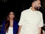 Sonam Kapoor and Anand Ahuja at the launch of VegNonVeg in Mumbai. Sonam Kapoor and Anand Ahuja at the launch of VegNonVeg in Mumbai.
