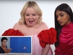 Bridgerton actors Nicola Coughlan and Charithra Chandran have reacted to some popular scenes from Bollywood films.&nbsp;