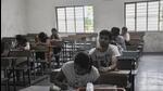 Students writing MH-CET in Pune. HT File Photo