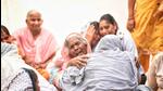 Relatives of one of the victims at Rohini, on Wednesday. (Sanchit Khanna/HT) Relatives of one of the victims at Rohini, on Wednesday. (Sanchit Khanna/HT)