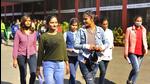 Candidates coming out from examination centre during NDA entrance exam at the Government Senior Secondary School Sector 33 in Chandigarh on November 14, 2021. (Keshav Singh/HT photo) Candidates coming out from examination centre during NDA entrance exam at the Government Senior Secondary School Sector 33 in Chandigarh on November 14, 2021. (Keshav Singh/HT photo)