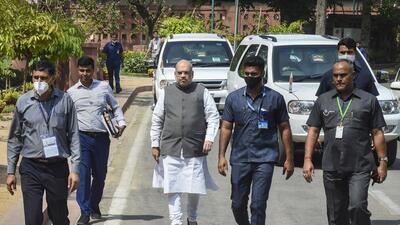 Union Home Minister Amit Shah — who will be accompanied by national general secretary and Karnataka in-charge Arun Singh — is expected to attend the core committee meeting on Friday, meet state leaders to take stock of the preparations for the election and shape up the party’s campaign. (PTI) Union Home Minister Amit Shah — who will be accompanied by national general secretary and Karnataka in-charge Arun Singh — is expected to attend the core committee meeting on Friday, meet state leaders to take stock of the preparations for the election and shape up the party’s campaign. (PTI)