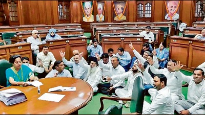For the first time, the central government rushed into drafting a bill to amend a local body Act, which constitutionally falls under the state legislature’s mandate, without any consultation with the state government. (PTI) For the first time, the central government rushed into drafting a bill to amend a local body Act, which constitutionally falls under the state legislature’s mandate, without any consultation with the state government. (PTI)