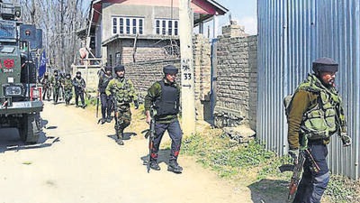 Kumar further said the number of terrorists operating in Kashmir Valley was reducing and that anti-terror operations were being intensified. (HT file photo)