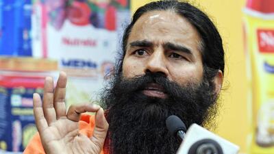 ‘If, being a Sanyasi, I can work for 18 hours, then other people can also work more to raise their income and fight inflation,’ Yoga guru Ramdev said. (ANI)